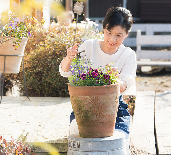 育てる楽しみ、実る喜びを実感。