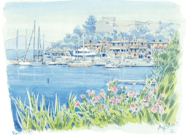 ユーキャンの風景スケッチ通信教育講座 作品のご紹介