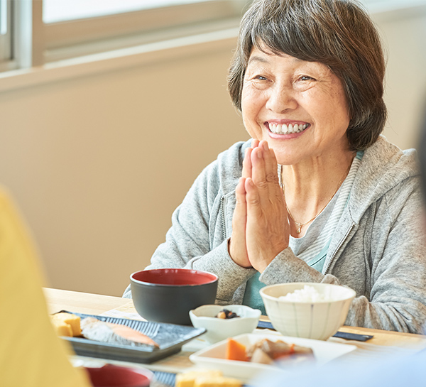 手作りで、あたたかみのある食事を。