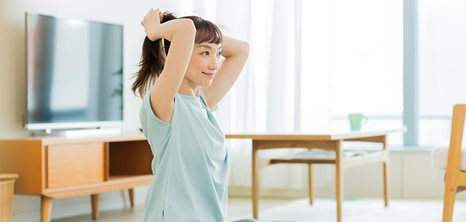 自分に合った適度なトレーニングや食生活を整えることが大切!