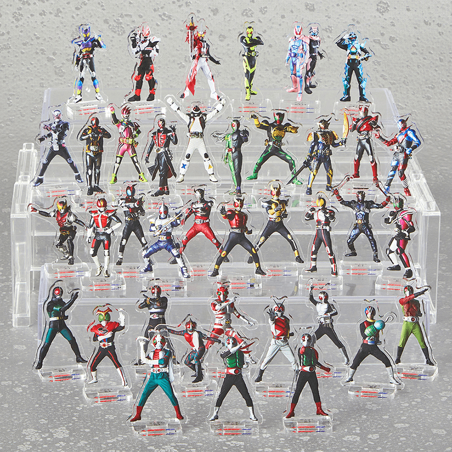 スライド歴代ライダー大集合アクスタ1