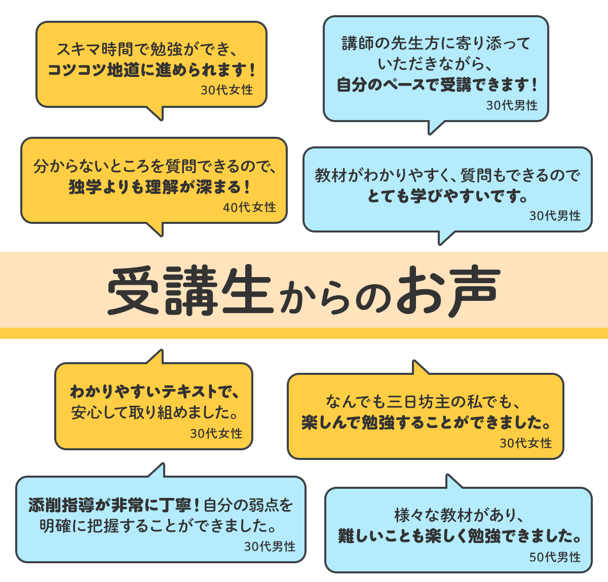 受講生のお声