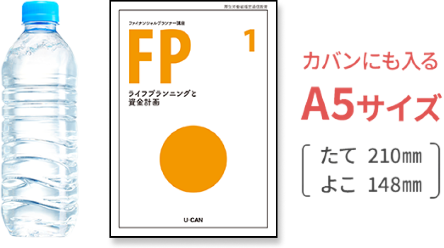 かばんにも入るA5サイズ